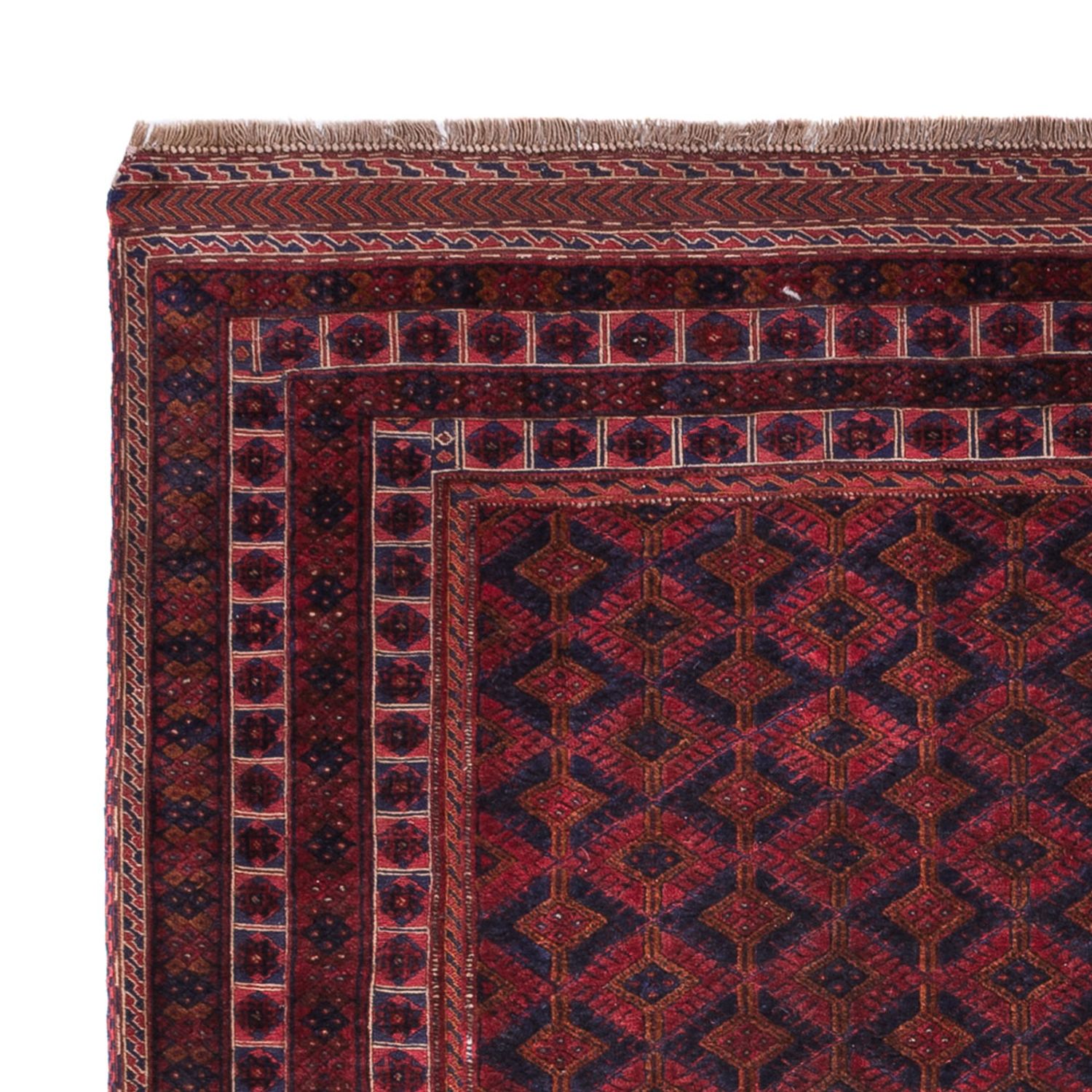 Kelim Rug - Oriental - 190 x 152 cm - dark red