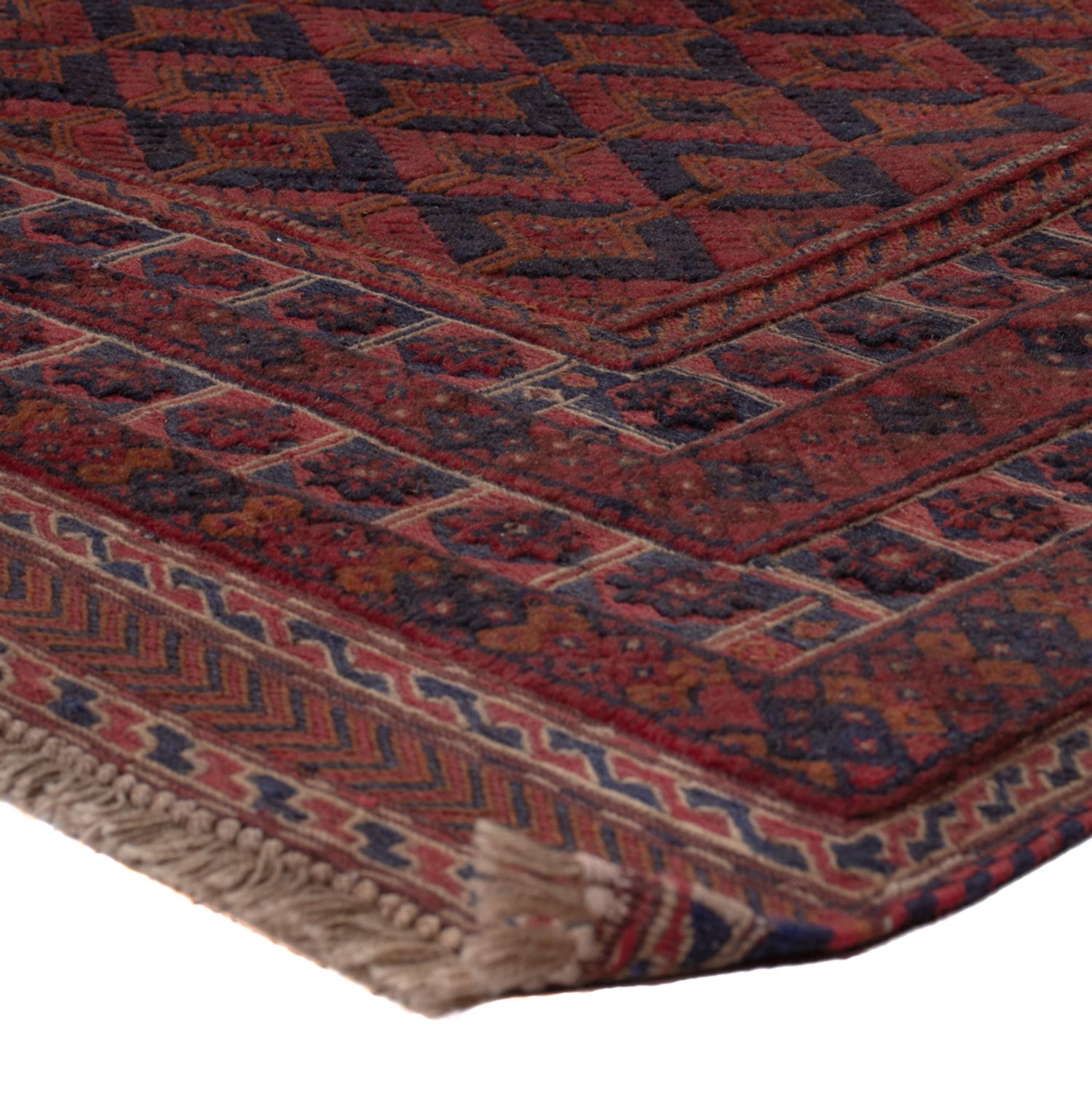 Kelim Rug - Oriental - 190 x 152 cm - dark red