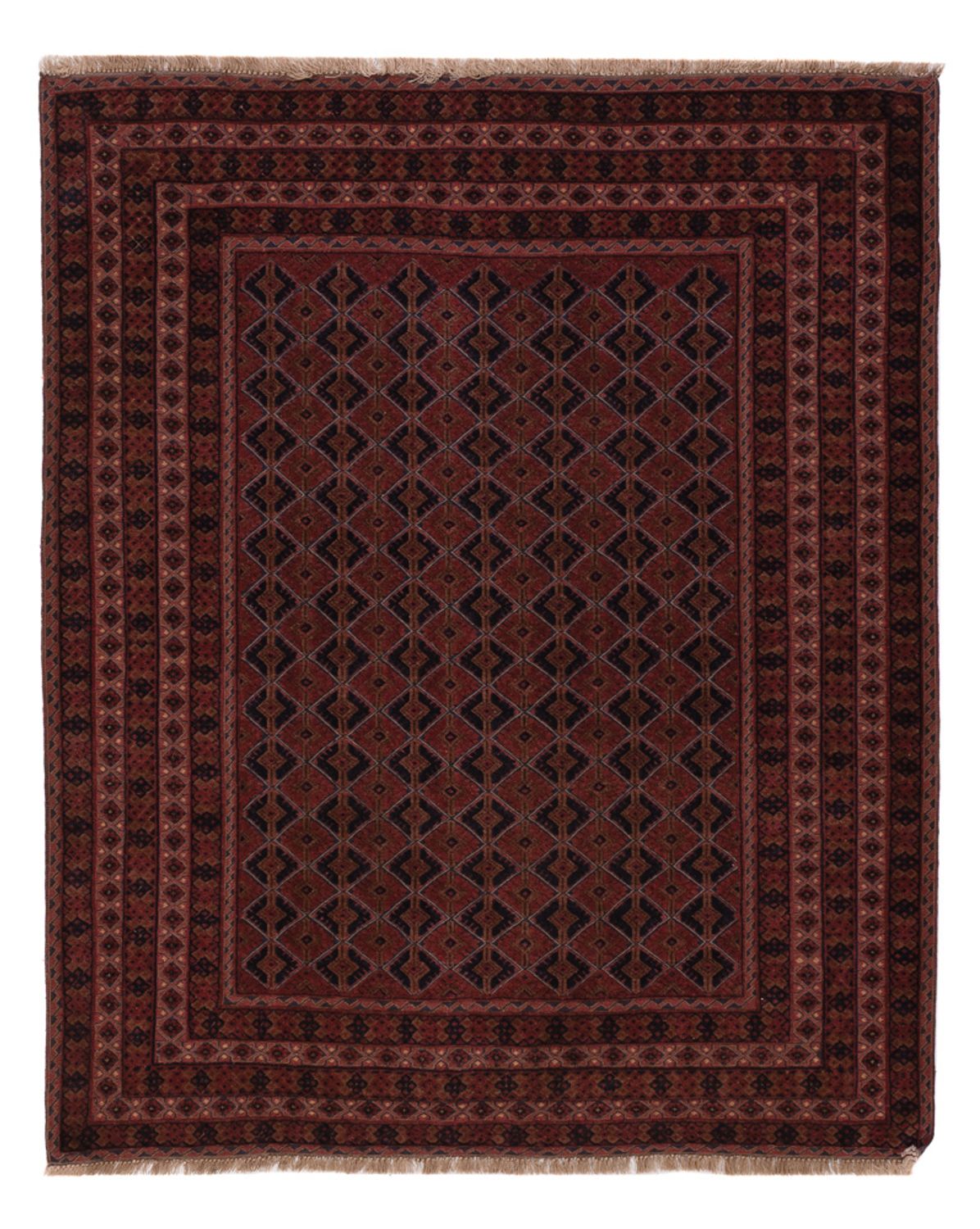 Kelim Rug - Oriental - 191 x 158 cm - dark red