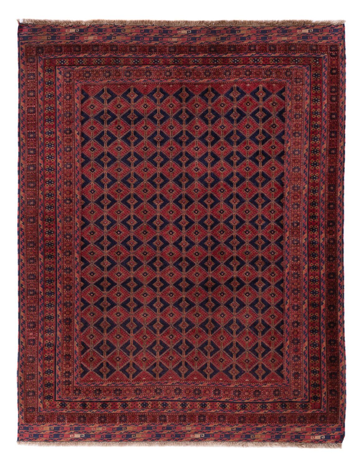 Kelim Rug - Oriental - 206 x 160 cm - dark red