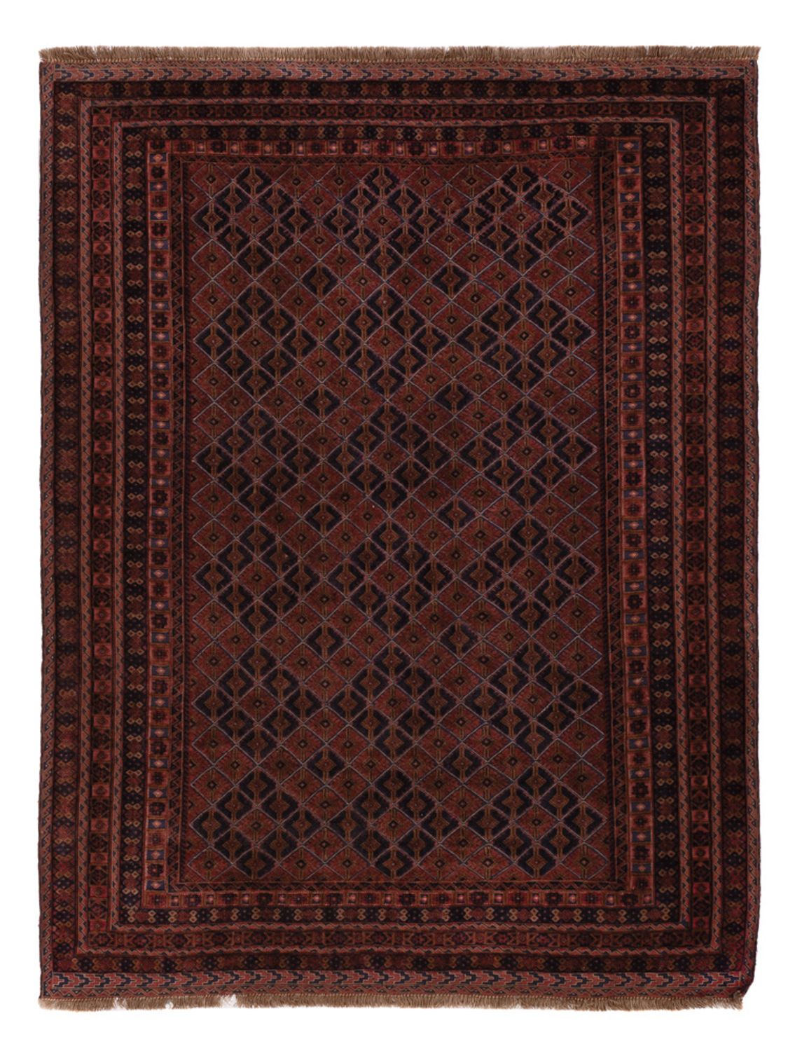 Kelim Rug - Oriental - 205 x 159 cm - dark red
