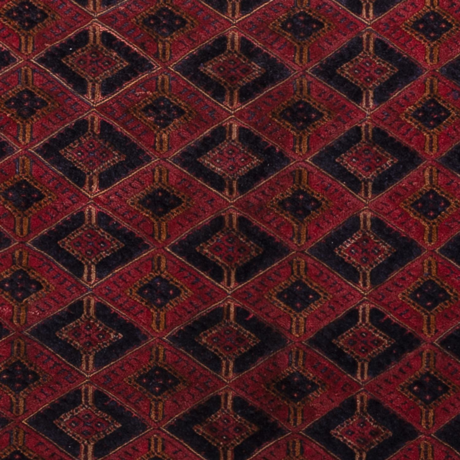 Kelim Rug - Oriental - 194 x 155 cm - dark red