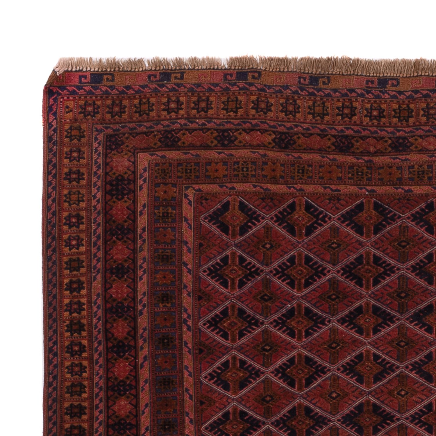 Kelim Rug - Oriental - 195 x 145 cm - dark red