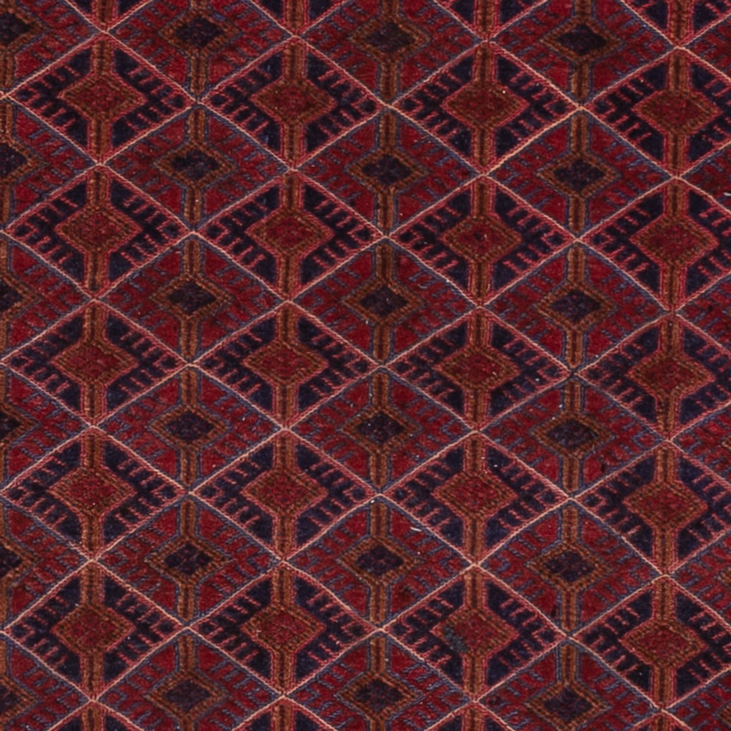 Kelim Rug - Oriental - 194 x 160 cm - dark red