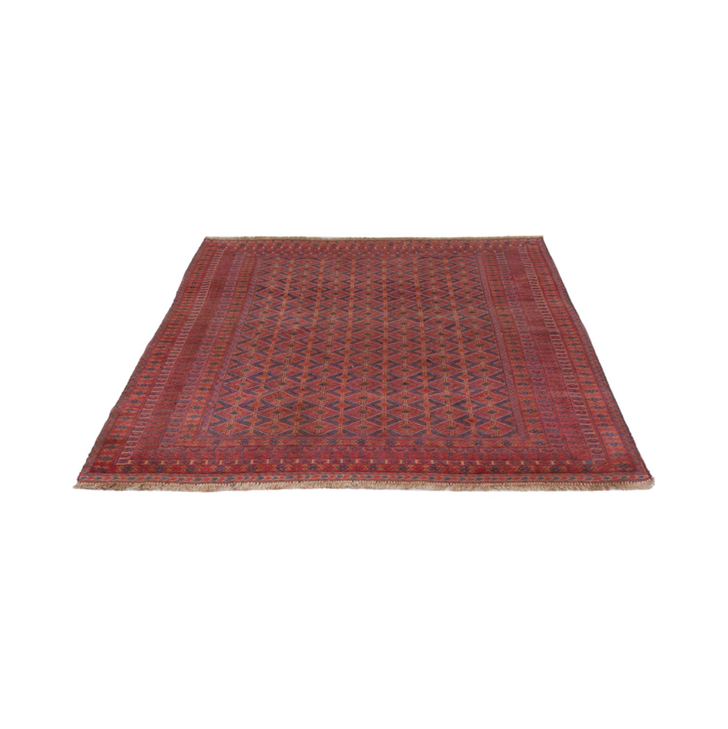 Kelim Rug - Oriental - 194 x 160 cm - dark red