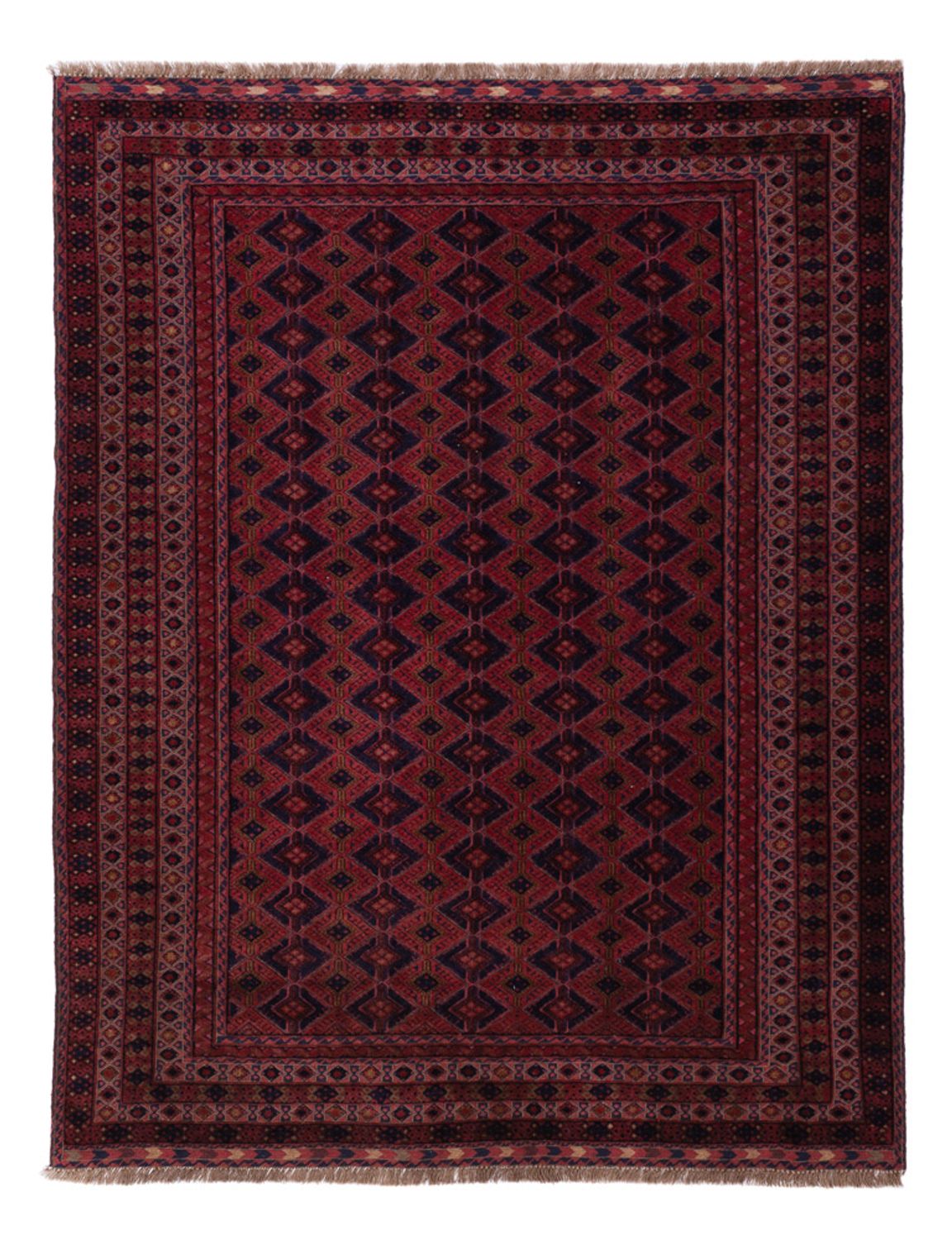 Kelim Rug - Oriental - 198 x 153 cm - dark red