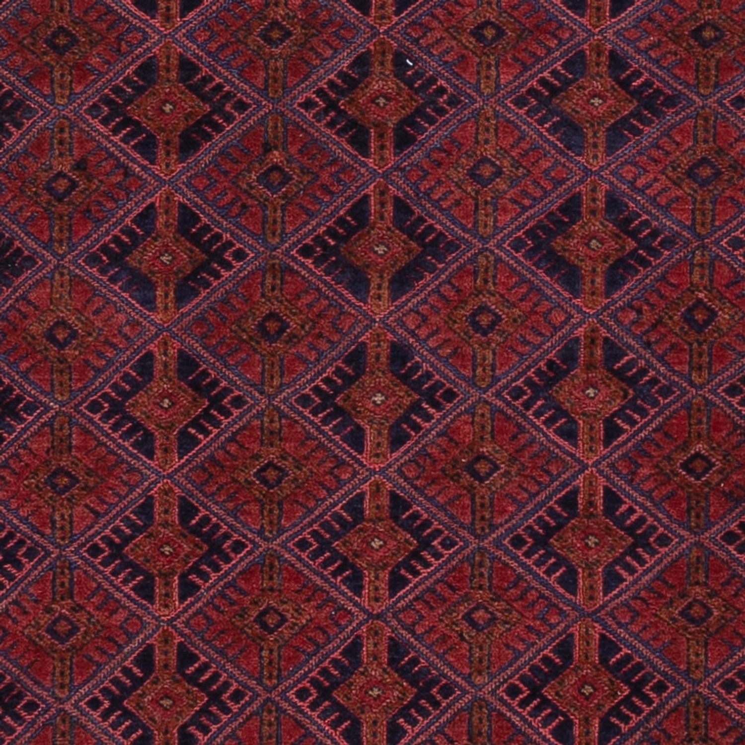 Kelim Rug - Oriental - 194 x 152 cm - dark red
