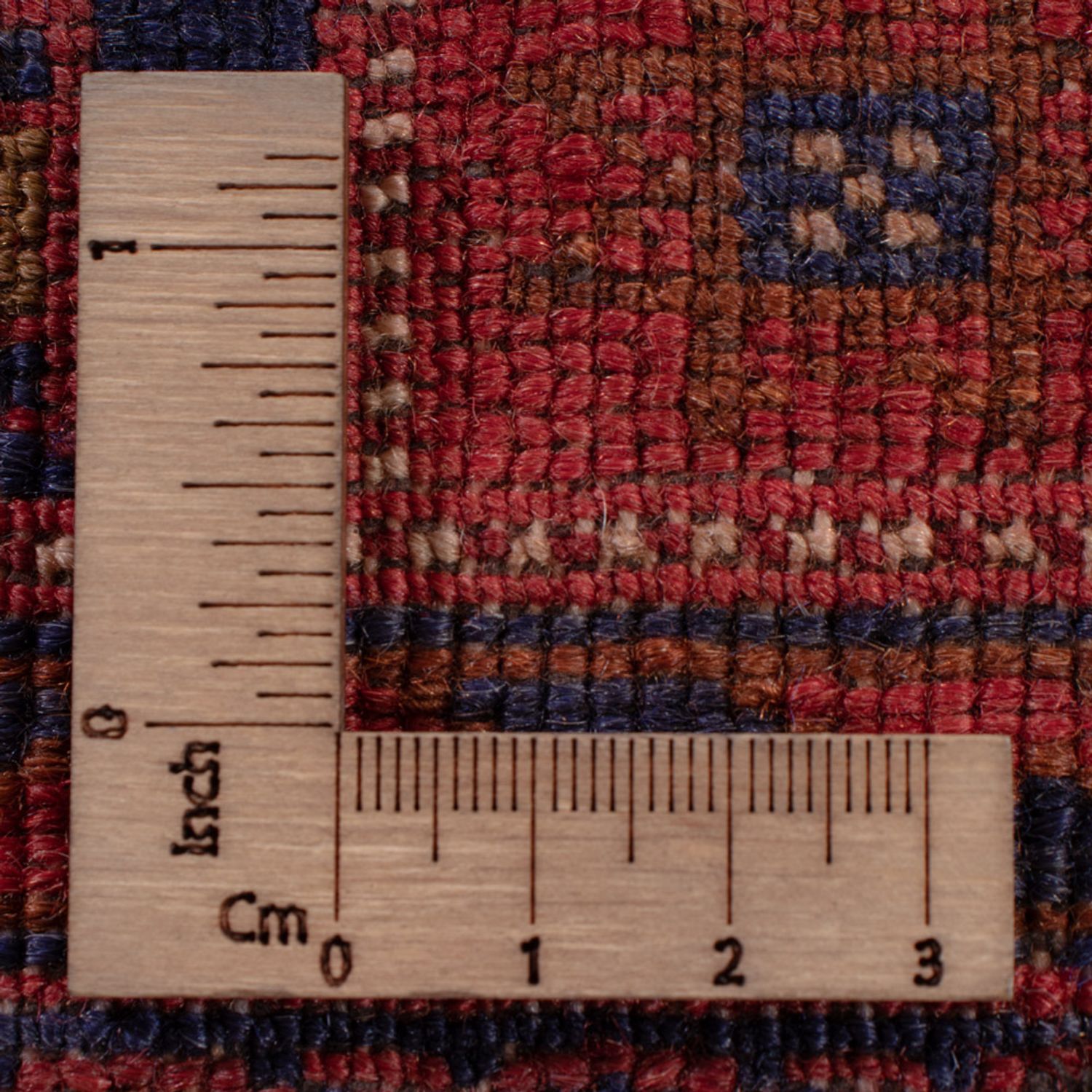 Kelim Rug - Oriental - 194 x 152 cm - dark red