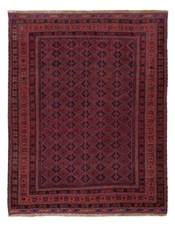 Kelim Rug - Oriental - 194 x 152 cm - dark red