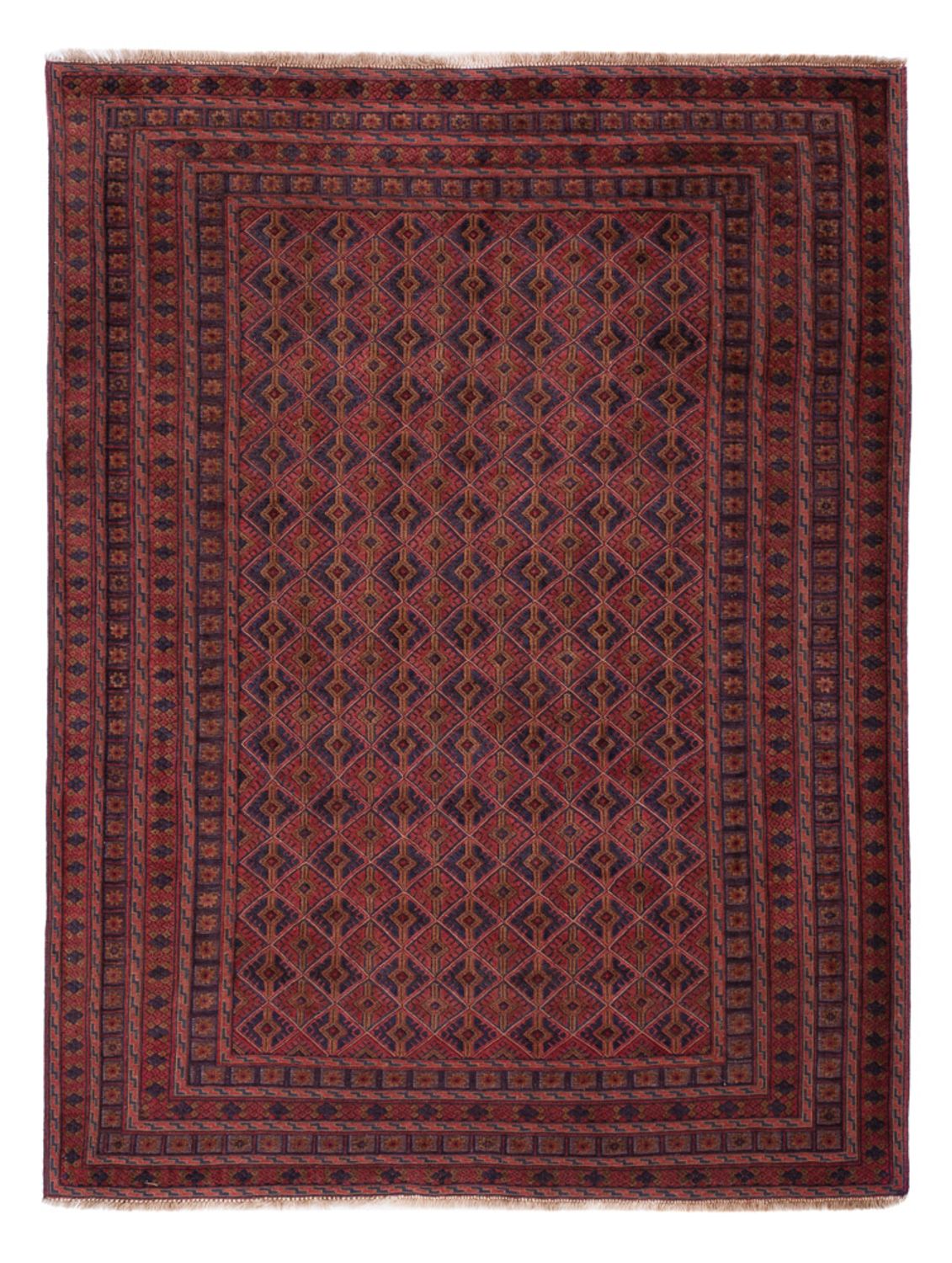 Kelim Rug - Oriental - 205 x 155 cm - dark red
