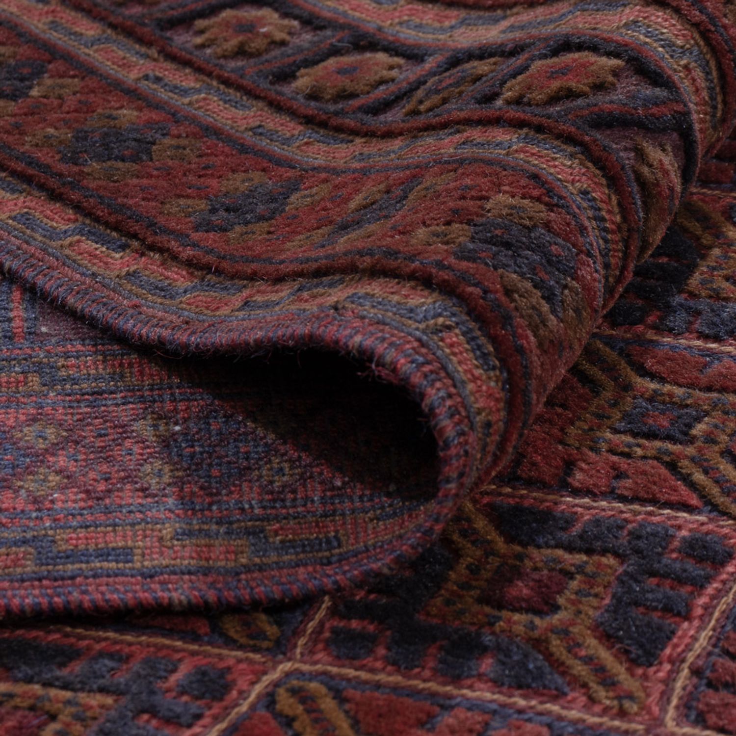 Kelim Rug - Oriental - 205 x 155 cm - dark red