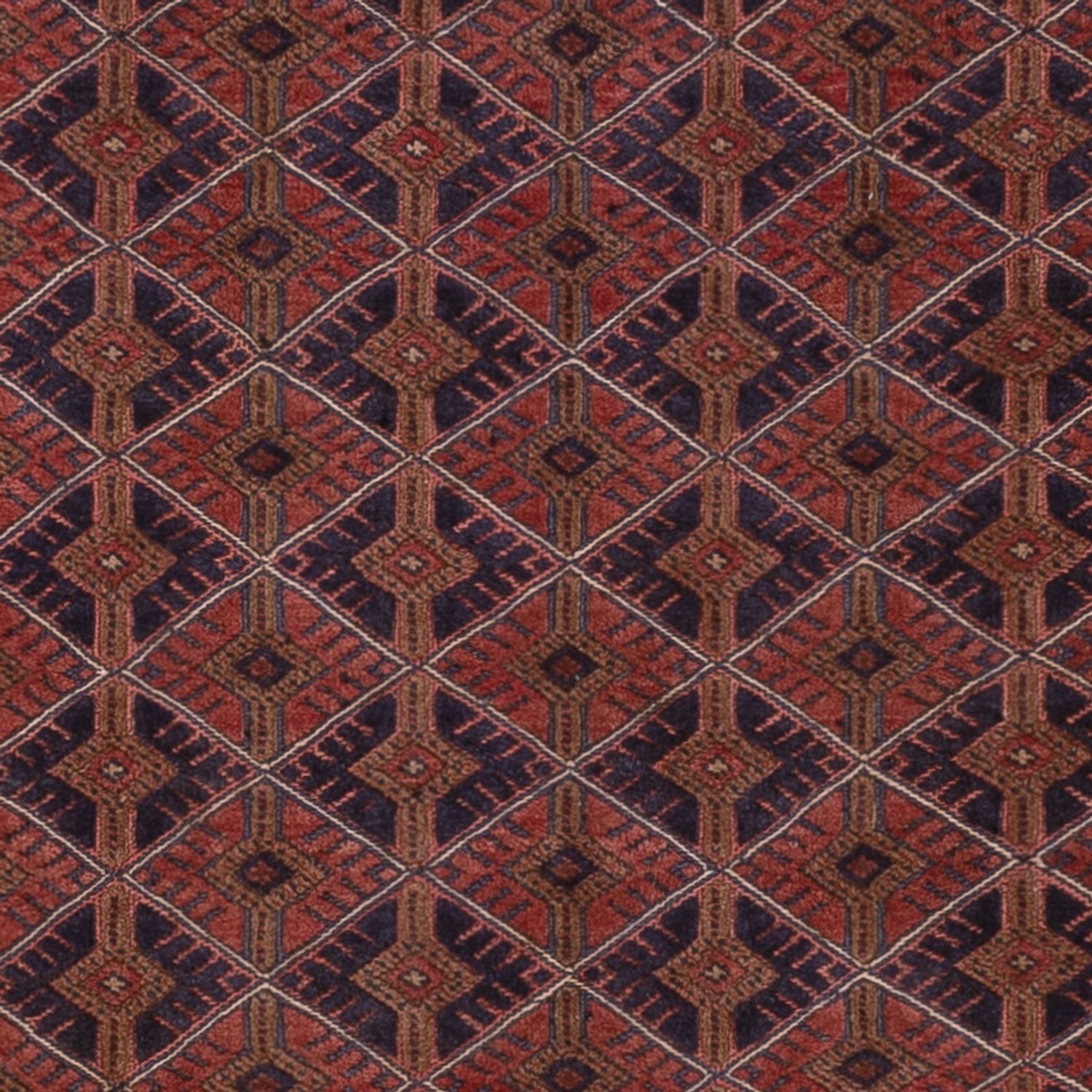 Kelim Rug - Oriental - 198 x 162 cm - dark red