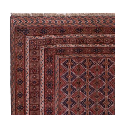 Kelim Rug - Oriental - 198 x 162 cm - dark red