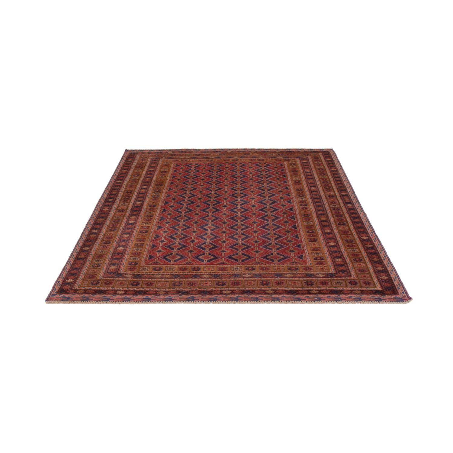 Kelim Rug - Oriental - 190 x 153 cm - dark red