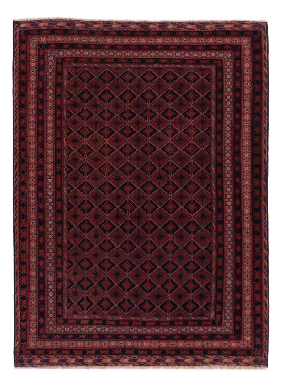 Kelim Rug - Oriental - 204 x 153 cm - dark red