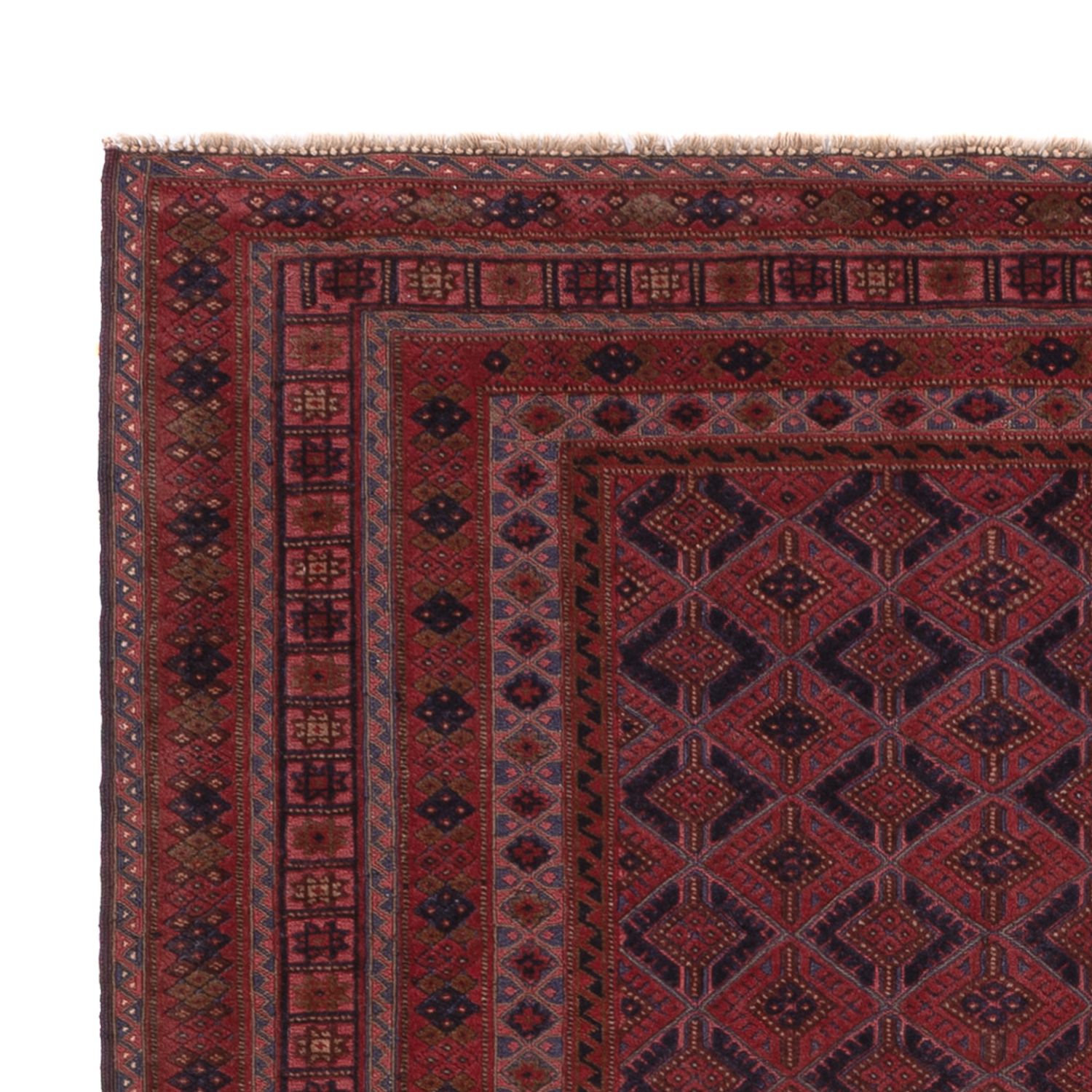 Kelim Rug - Oriental - 200 x 146 cm - dark red