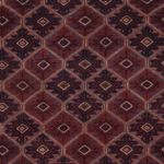 Kelim Rug - Oriental square  - 187 x 161 cm - dark red