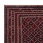 Kelim Rug - Oriental square  - 187 x 161 cm - dark red
