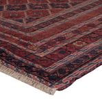 Kelim Rug - Oriental square  - 187 x 161 cm - dark red