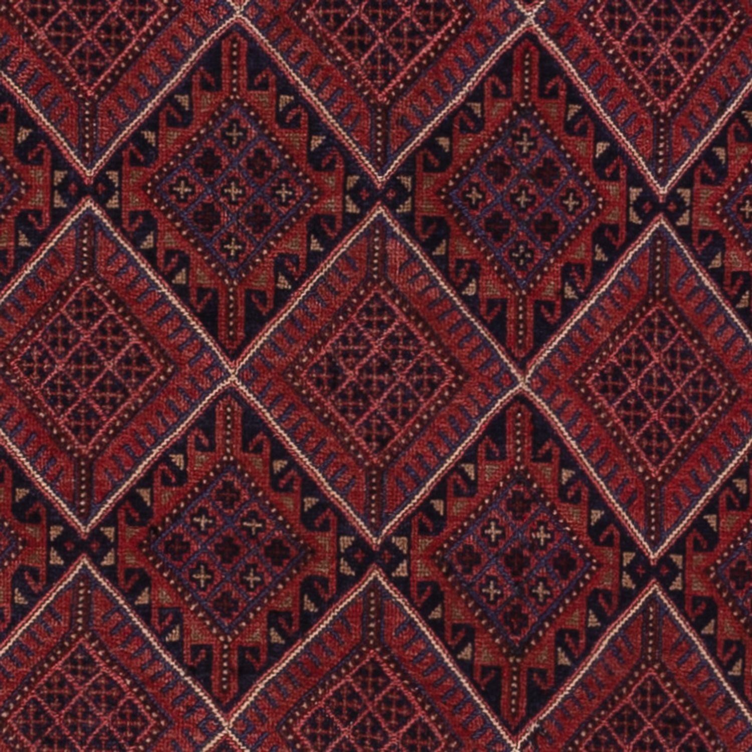 Kelim Rug - Oriental - 186 x 143 cm - dark red