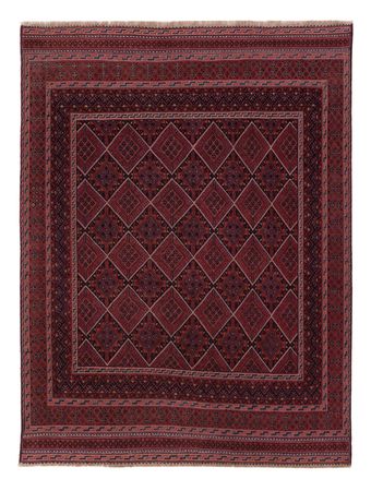 Kelim Rug - Oriental - 186 x 143 cm - dark red