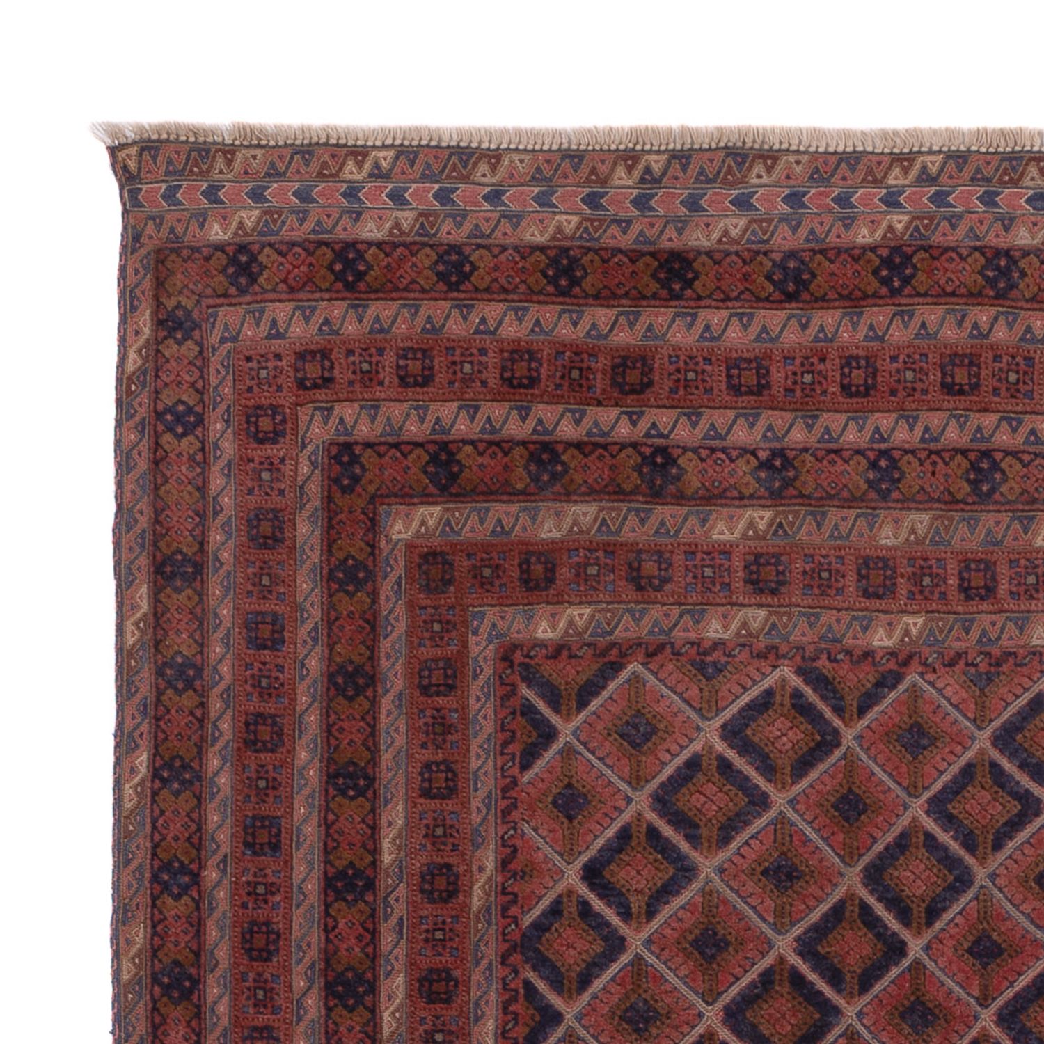 Kelim Rug - Oriental - 193 x 159 cm - dark red