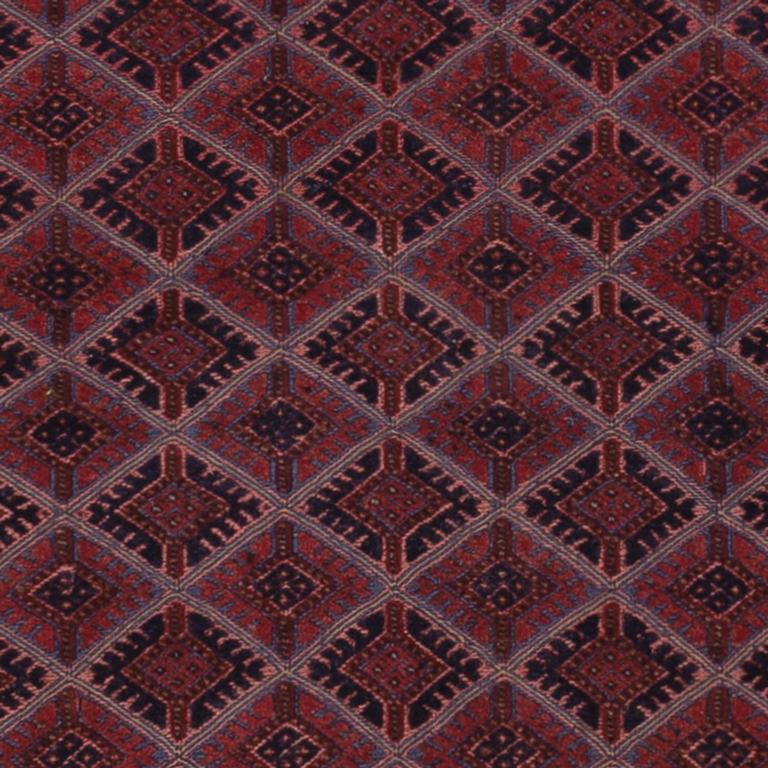 Kelim Rug - Oriental - 187 x 145 cm - dark red