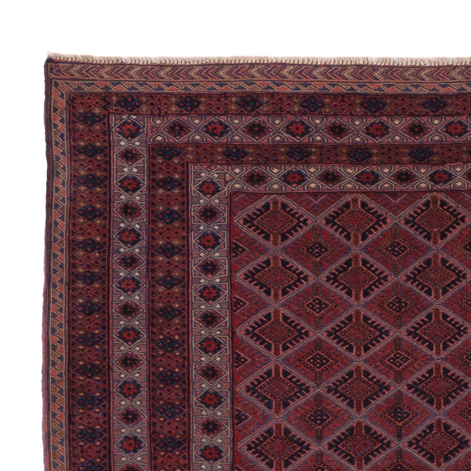 Kelim Rug - Oriental - 187 x 145 cm - dark red