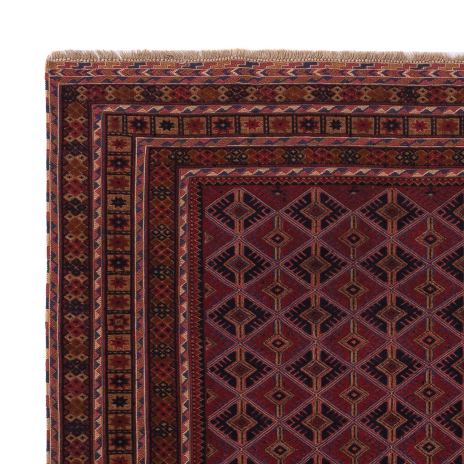 Kelim Rug - Oriental - 177 x 154 cm - dark red