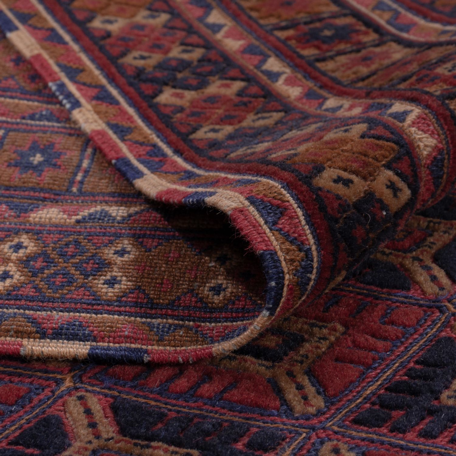 Kelim Rug - Oriental - 177 x 154 cm - dark red