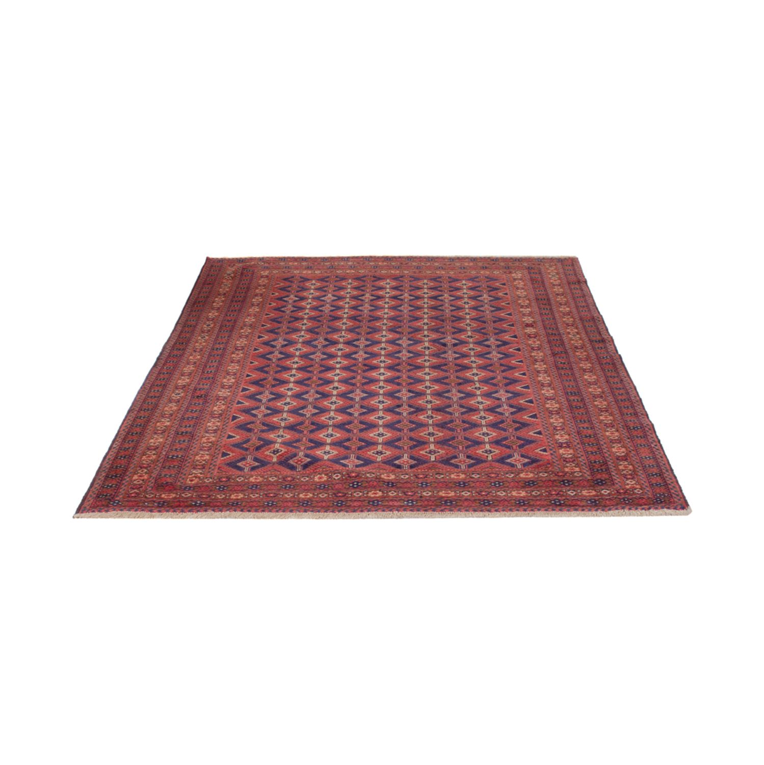Kelim Rug - Oriental - 193 x 149 cm - dark red
