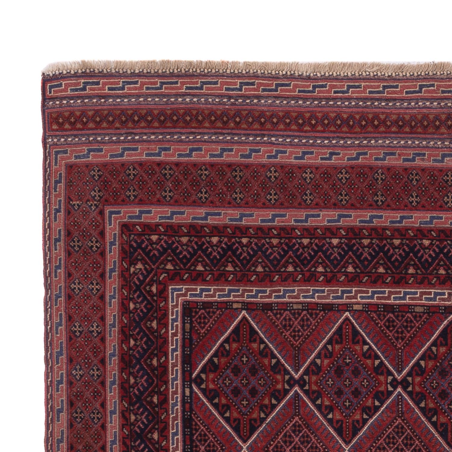 Kelim Rug - Oriental - 188 x 143 cm - dark red