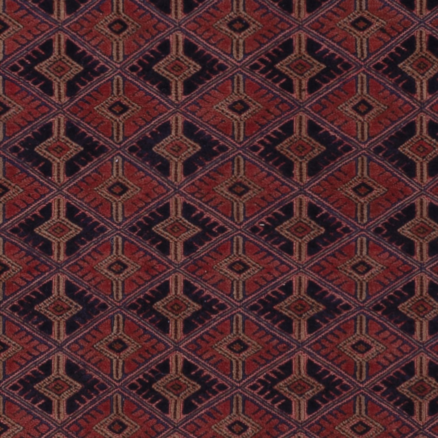 Kelim Rug - Oriental - 193 x 155 cm - dark red