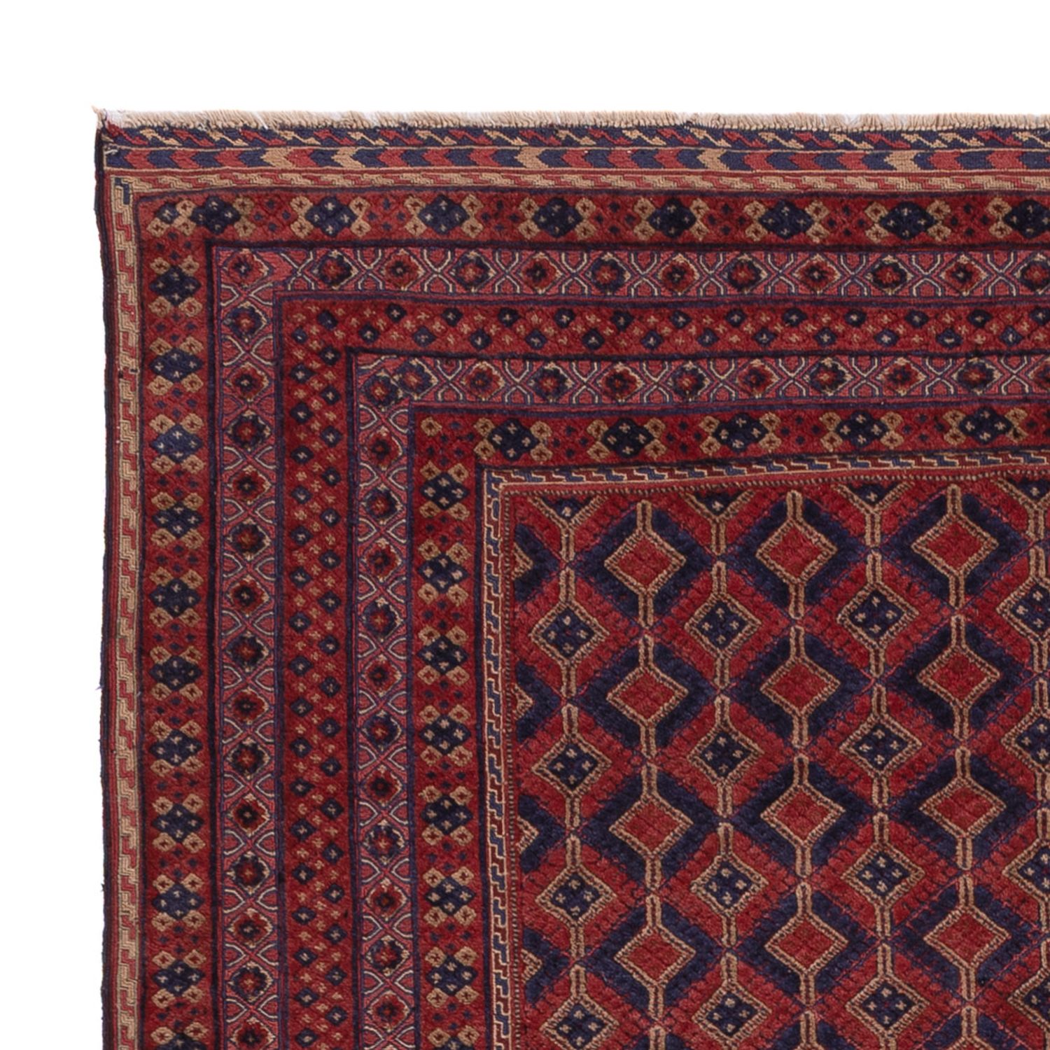 Kelim Rug - Oriental - 191 x 146 cm - dark red