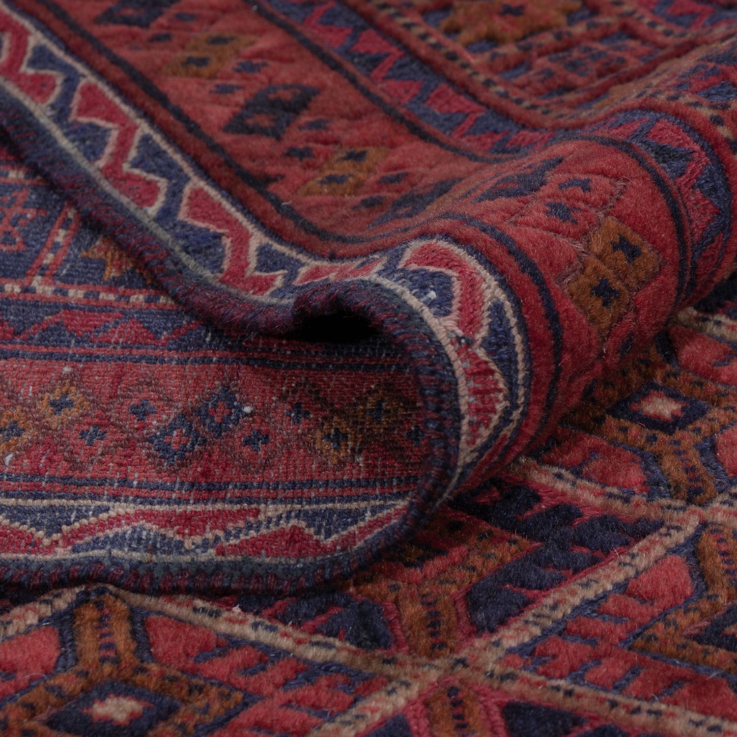 Kelim Rug - Oriental - 179 x 151 cm - dark red