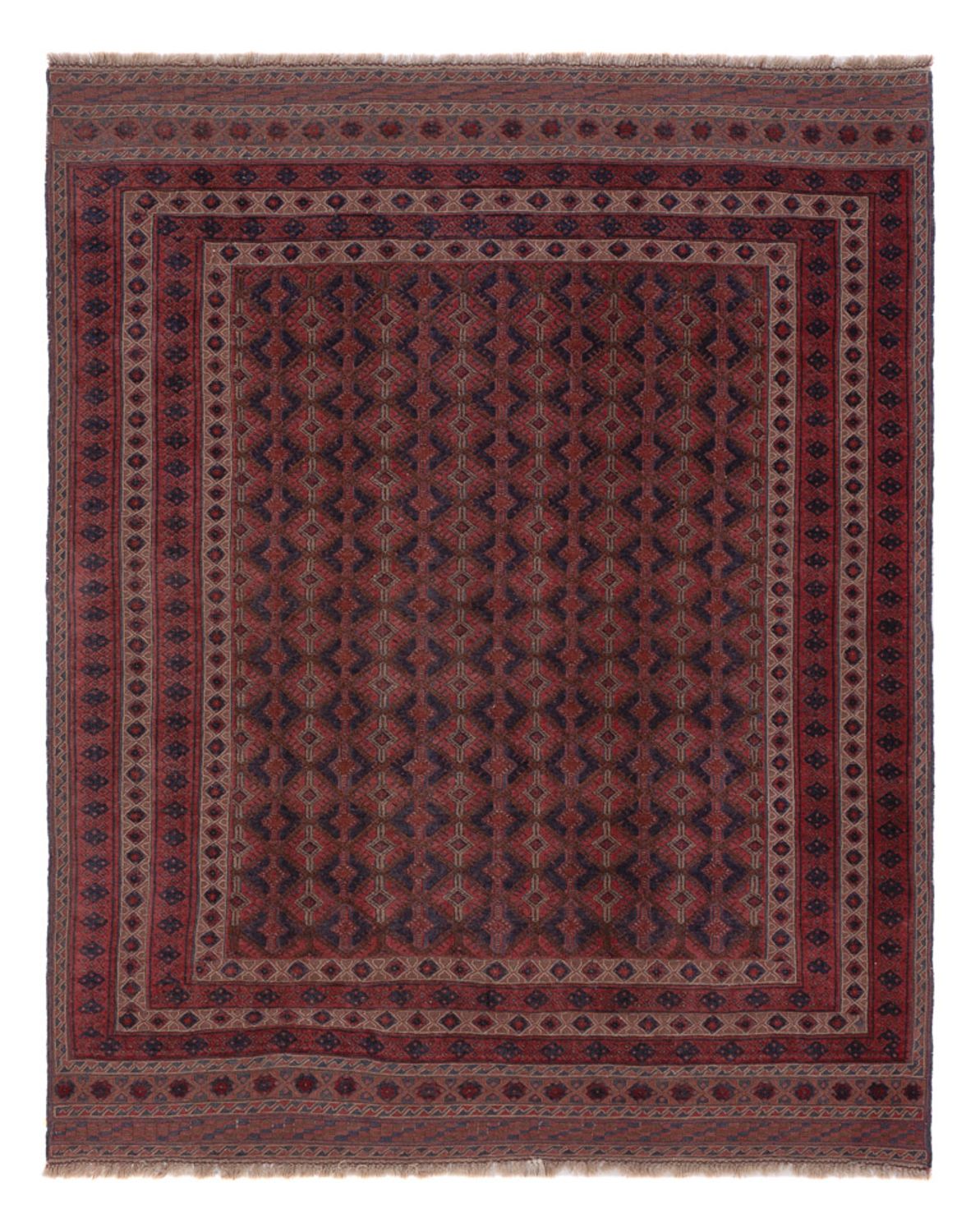 Kelim Rug - Oriental - 197 x 164 cm - dark red