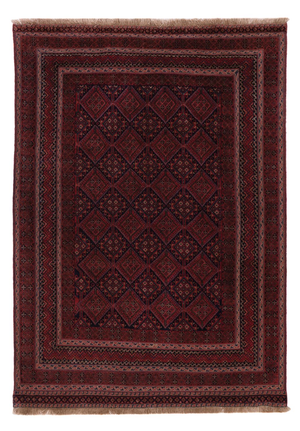 Kelim Rug - Oriental - 195 x 139 cm - dark red