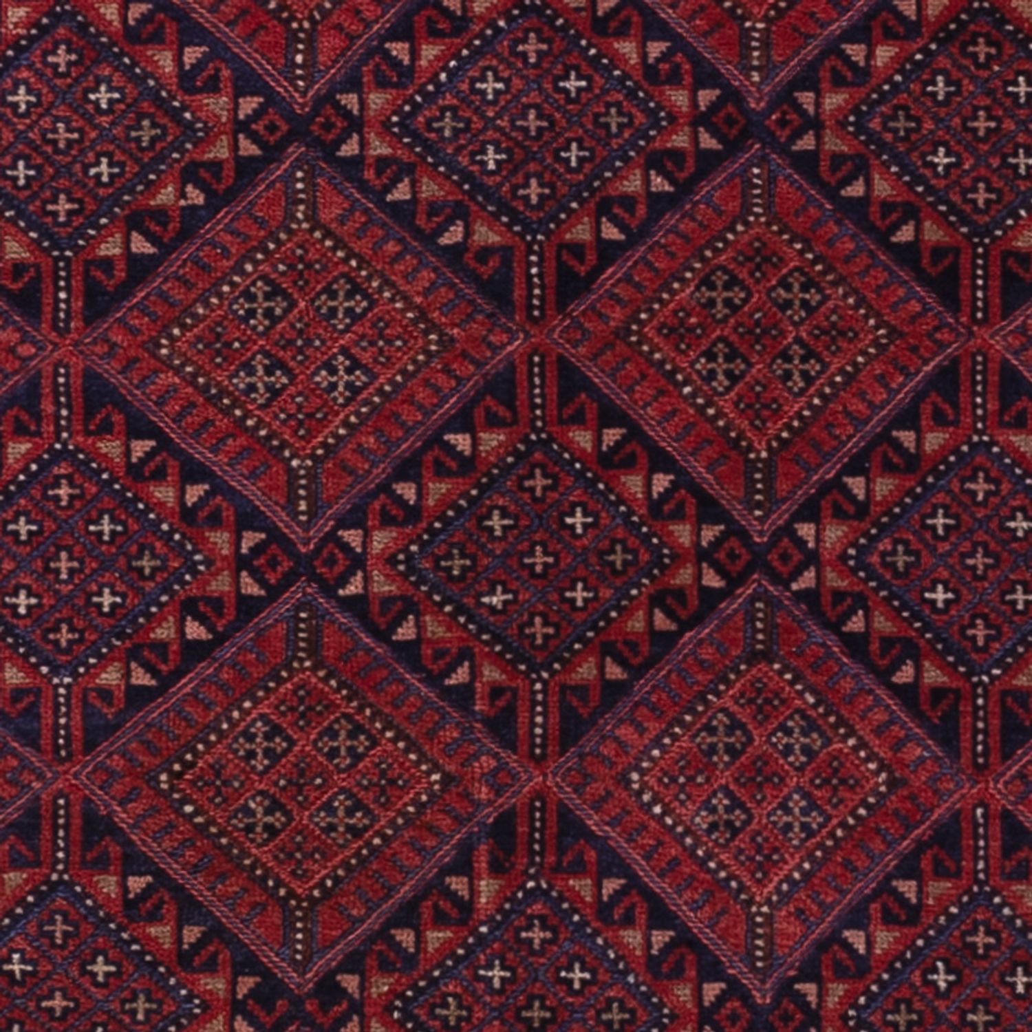 Kelim Rug - Oriental - 192 x 148 cm - dark red