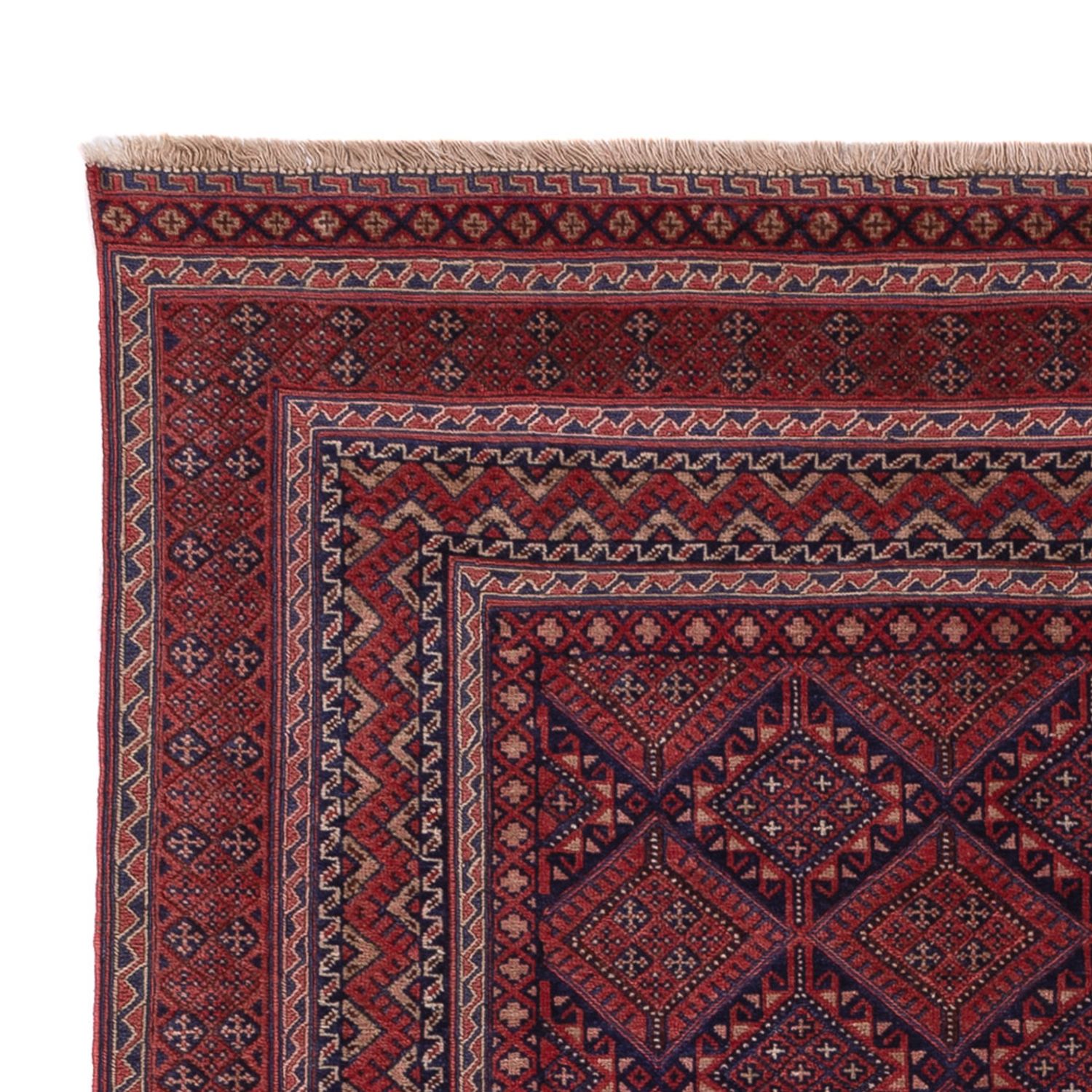 Kelim Rug - Oriental - 192 x 148 cm - dark red