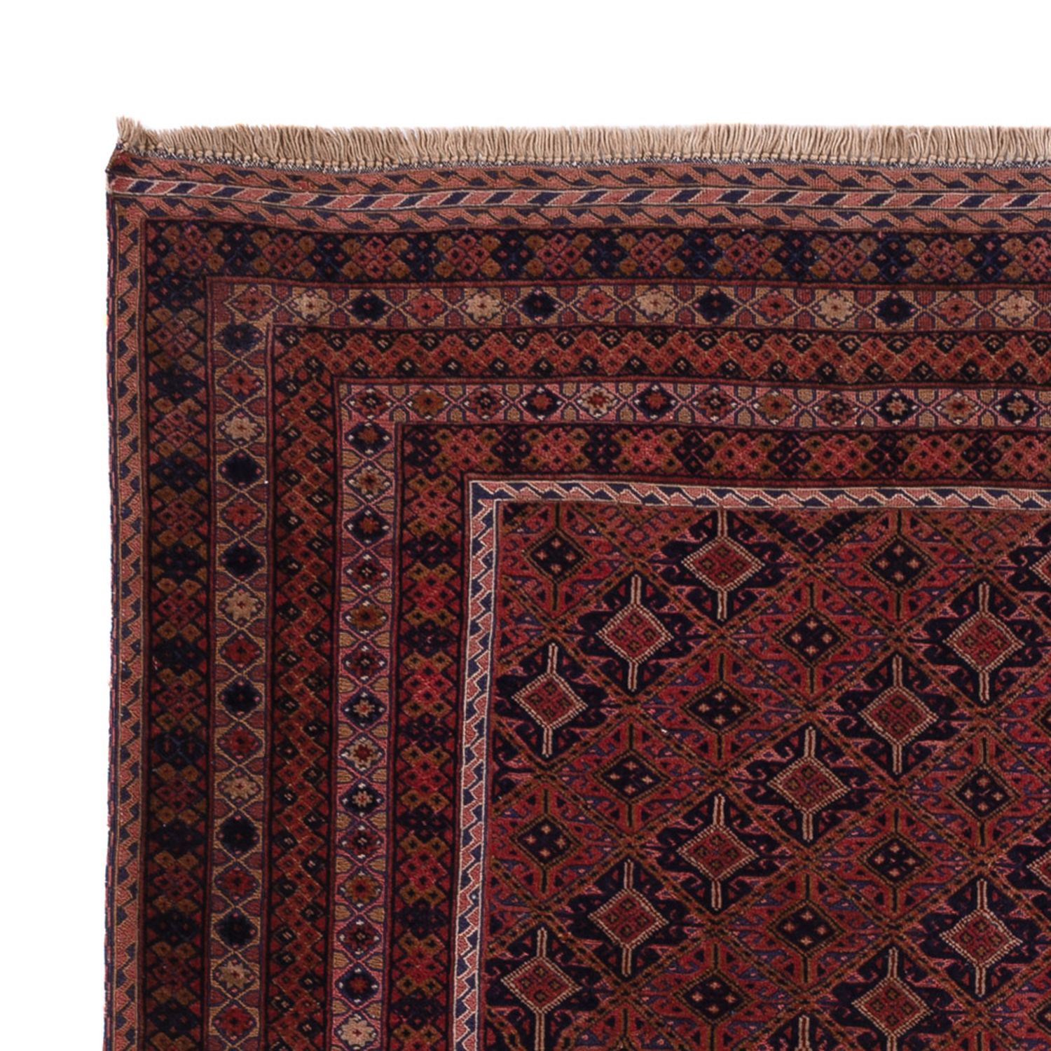 Kelim Rug - Oriental - 197 x 161 cm - dark red