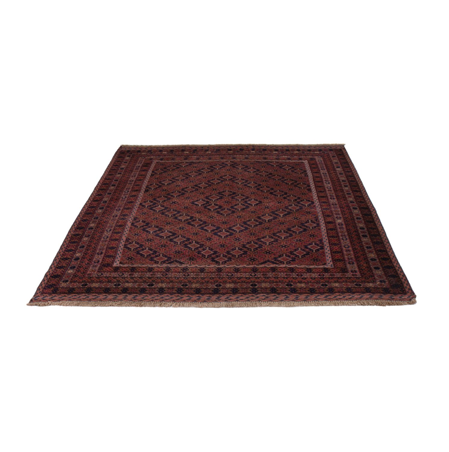 Kelim Rug - Oriental - 197 x 161 cm - dark red
