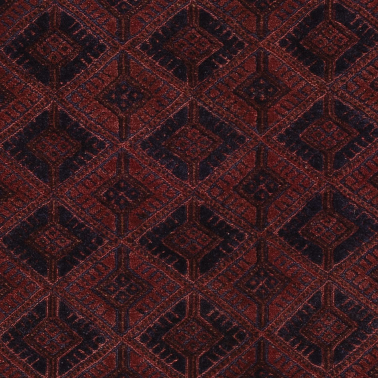 Kelim Rug - Oriental - 197 x 165 cm - dark red