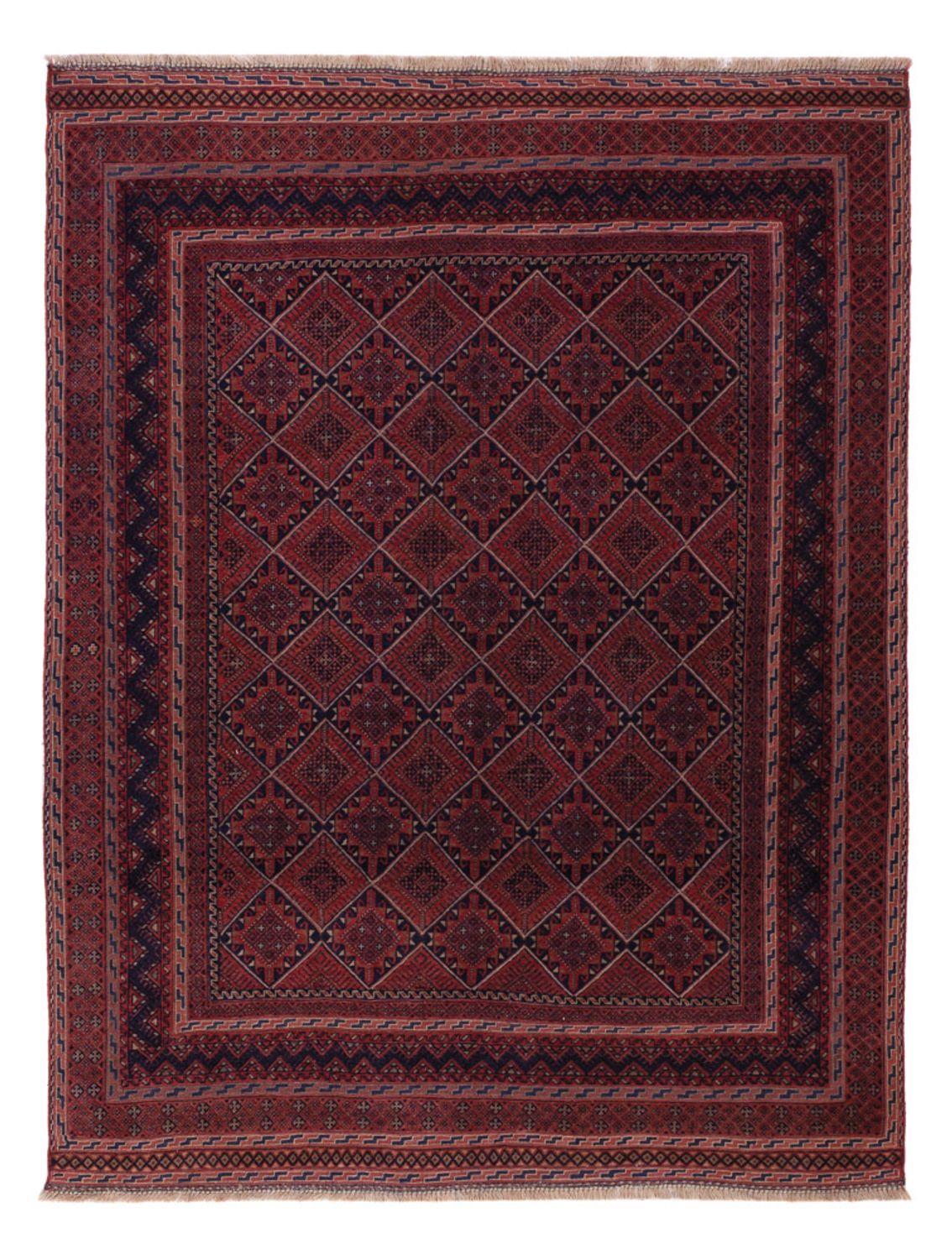 Kelim Rug - Oriental - 186 x 143 cm - dark red