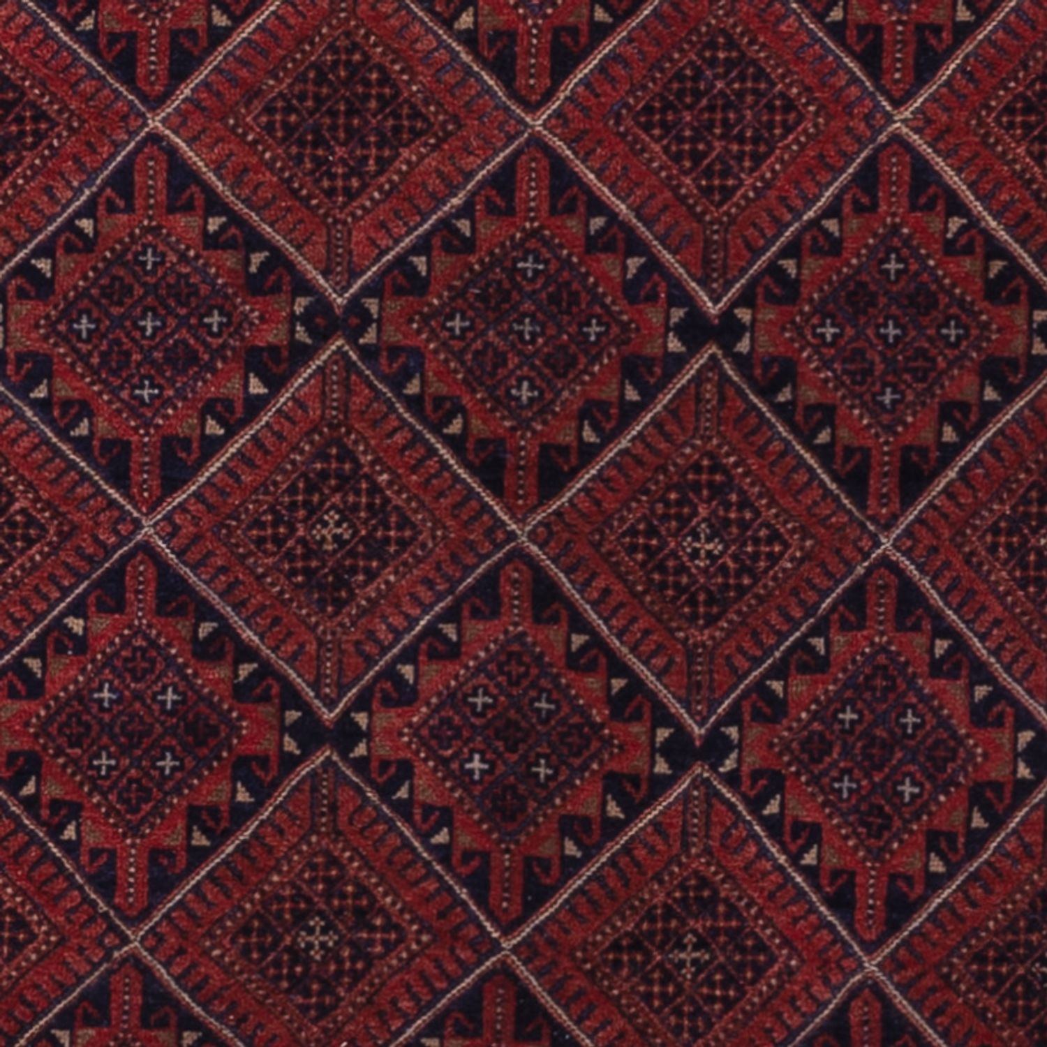 Kelim Rug - Oriental - 186 x 143 cm - dark red