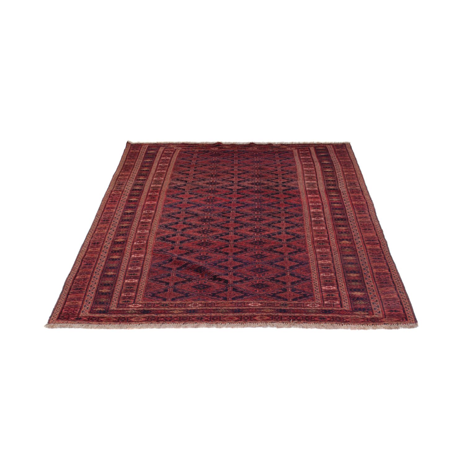 Kelim Rug - Oriental - 221 x 146 cm - dark red