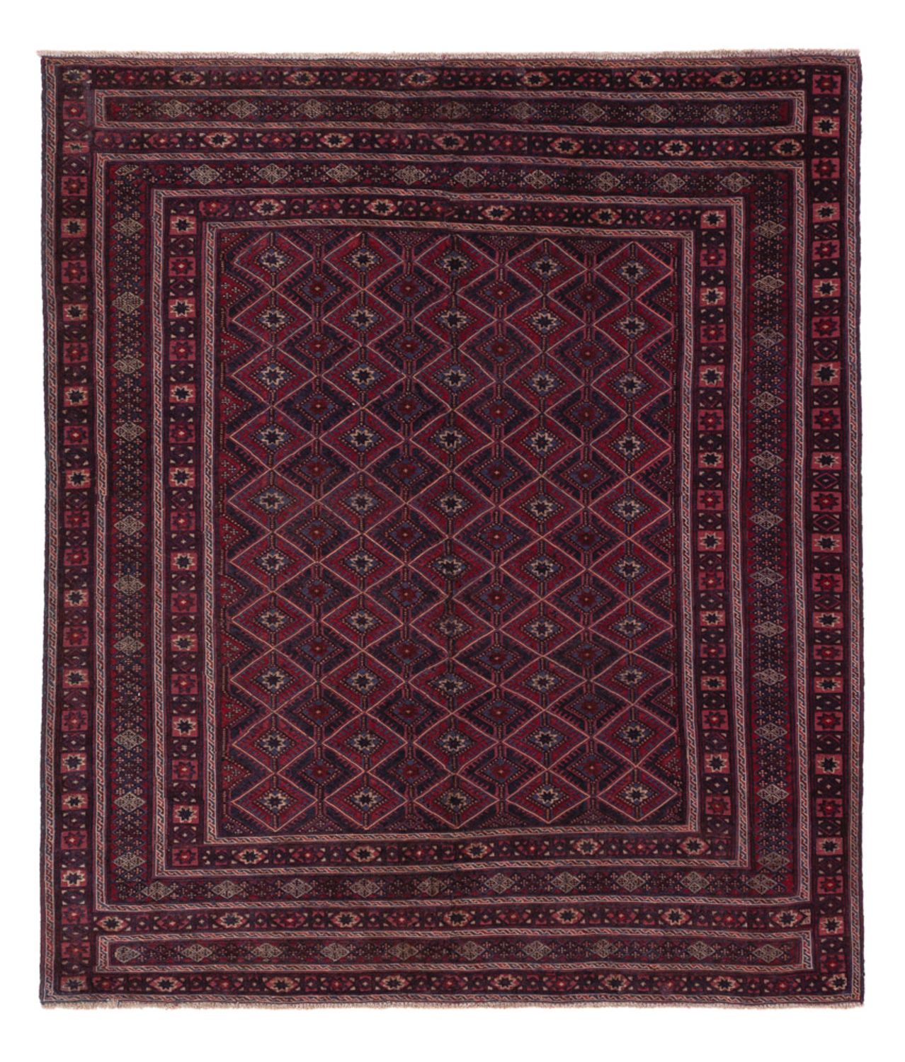 Kelim Rug - Oriental - 178 x 155 cm - dark red