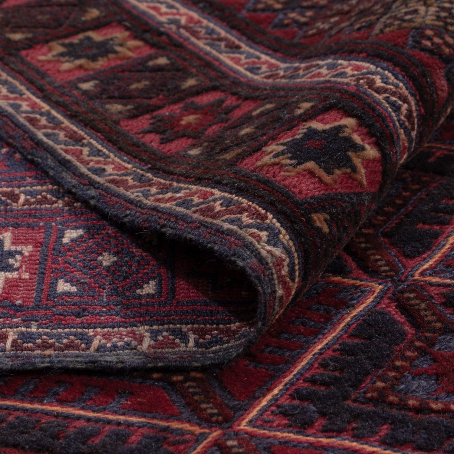 Kelim Rug - Oriental - 178 x 155 cm - dark red