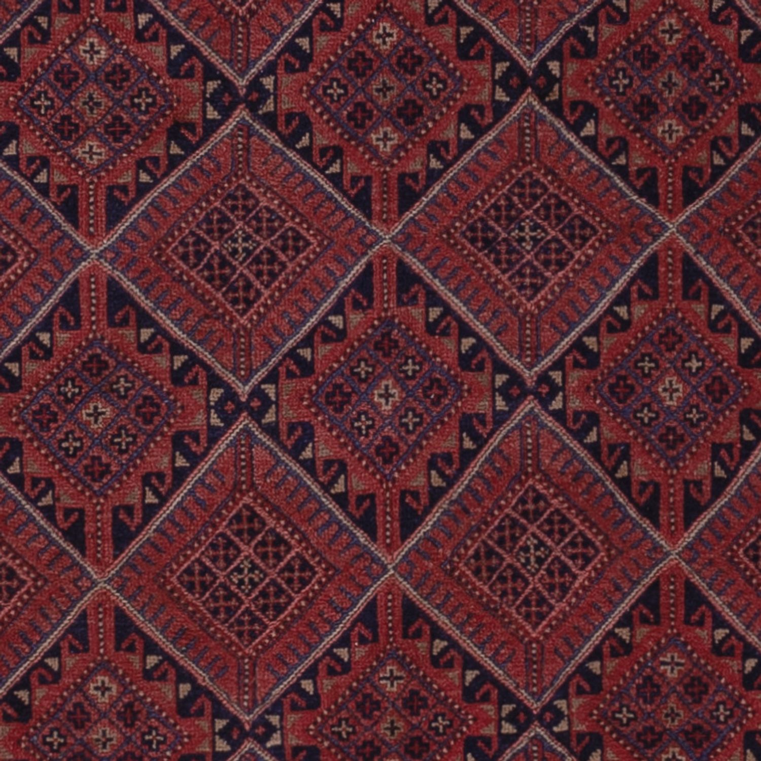 Kelim Rug - Oriental - 193 x 140 cm - dark red