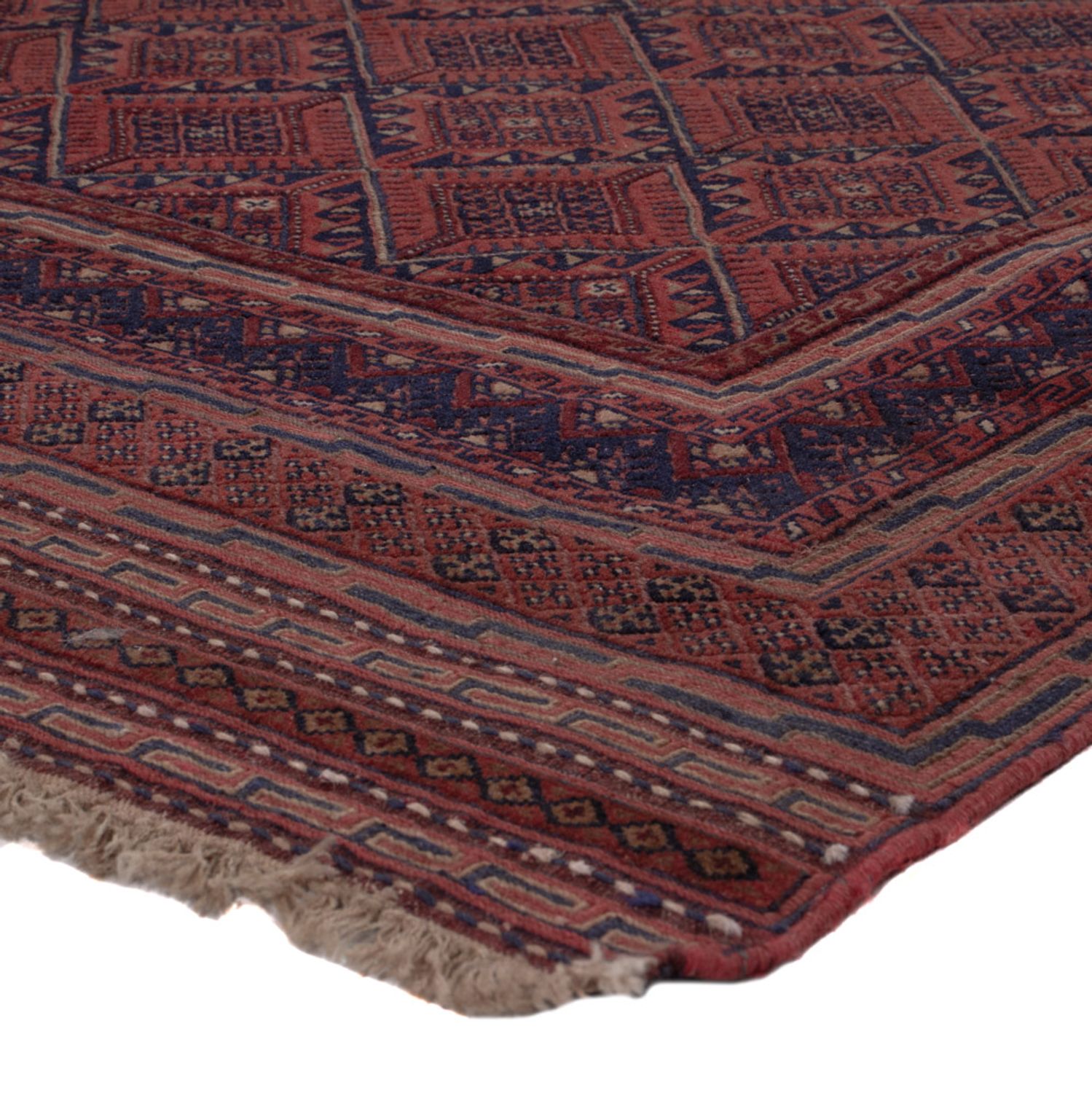 Kelim Rug - Oriental - 193 x 140 cm - dark red