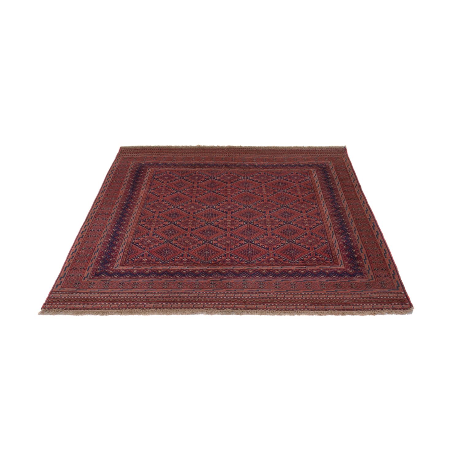Kelim Rug - Oriental - 193 x 140 cm - dark red